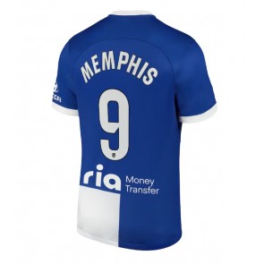 Atletico Madrid Memphis Depay #9 Koszulka Wyjazdowych 2023-24 Krótki Rękaw